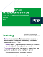 Lecture 1 Part A: Introduction To Sensors: ELEC-E5710 Sensors and Measurement Methods 2017