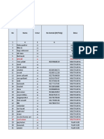 List of Residents with Personal Details