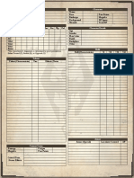 UESRPG - Character Sheet