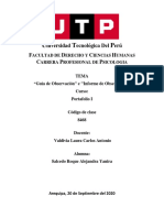 Guia e Informe de Observacion Potafolio 1 Ta 1