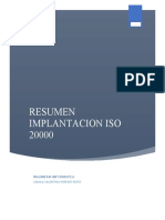 Resumen ISO 20000