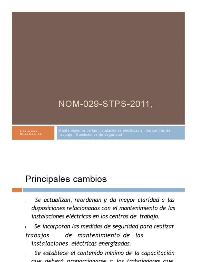 Nom 029 | PDF | Energía y recursos | Naturaleza