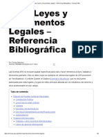 Citar Leyes y Documentos Legales – Referencia Bibliográfica – Normas APA