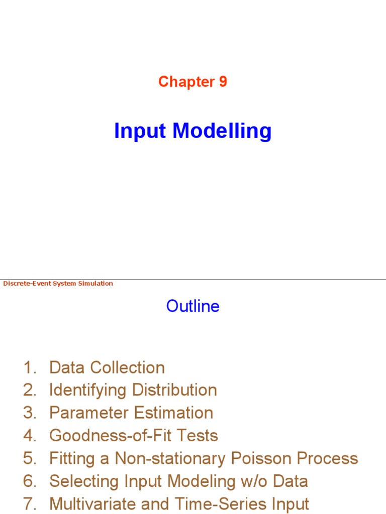 Input Modelling: Discrete-Event System Simulation | PDF | Probability ...
