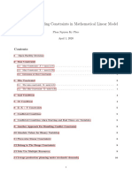 Building Constraints