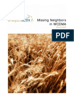 56043422 Missing Neighbors in WCDMA Analysis Guide