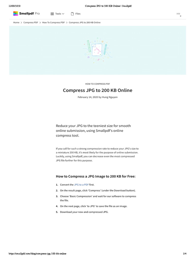 Compress JPG To 200 KB Online PDF Data Compression Microsoft