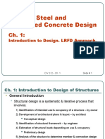 Steel and Reinforced Concrete Design: Introduction To Design. LRFD Approach