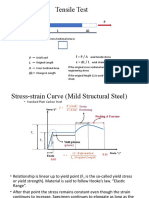 Tensile Test Stress-Strain Curve Analysis