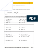 Modul 4 - Persamaan Kuadratik 2