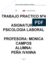 T P #IV Psicología Laboral Lic. Monica