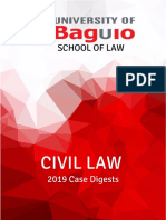 Civil Law 2019 Case Digests