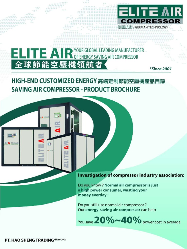 Double Screw Elite Air Compressor | PDF
