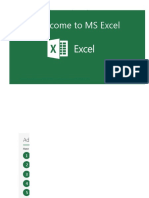 Excel tour guide for screen readers