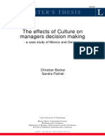 Culture and Management