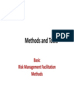 Basic Risk Management - Methods and Tools