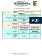 Horario Guia 1 Decimo y Once