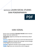 BAHAN KAJIAN SOCIAL STUDIES DAN PENERAPANNYA