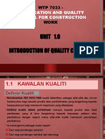 UNIT 1.0 INTRODUCTION OF QUALITY CONTROL - Edit