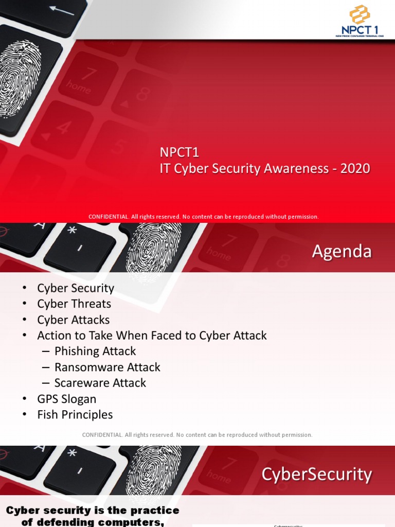 IT Cyber Security Awareness - 2020 | PDF | Computer Security | Security