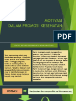 Motivasi Dalam Promkes