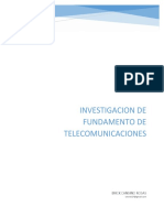 Investigacion de Fundamento de Telecomunicaciones