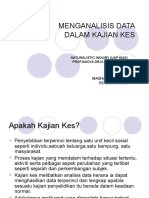 Analisis Data DLM Kajian Kes