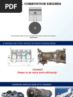 Development of Combustion Engines