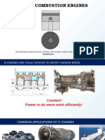 Development of Combustion Engines