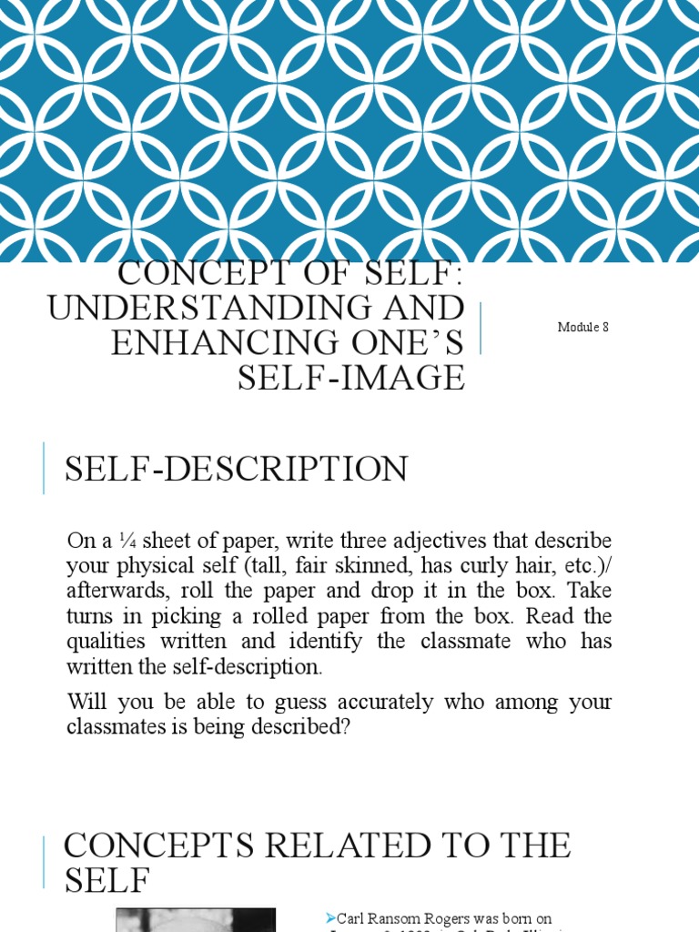 Understanding The Self | PDF | Self Esteem | Metaphysics Of Mind