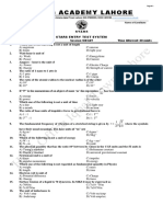 Stars Academy Lahore Entry Test System