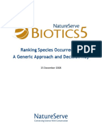 Ranking Species Occurrences: A Generic Approach and Decision Key