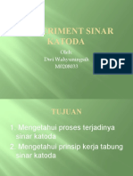 Eksperiment Sinar Katoda