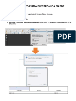 Instructivo Firma Electrónica en PDF
