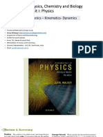 Mechanics-Kinematics-Dynamics