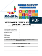 KUESIONER RUMAH TANGGA (KELUARGA-KK) SDGs DESA POWER POINT