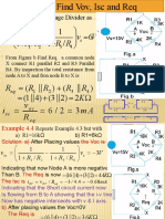 Find Voc, Isc and Req for circuit examples