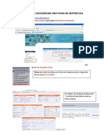 Pasos para Diligenciar Una Ficha de Matricula