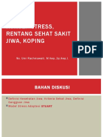 KONSEP STRESS, RENTANG SEHAT SAKIT JIWA Edit