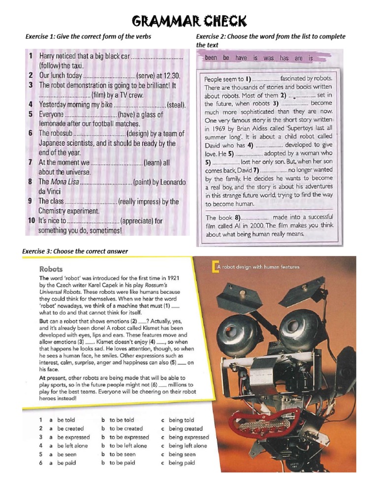 Grammar Check - Passive Voice | PDF