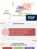 Global Production, Outsourcing, and Logistics