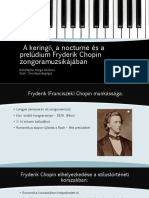 A Keringő, A Nocturne És A Prelúdium Fryderik Chopin Zongoramuzsikájában