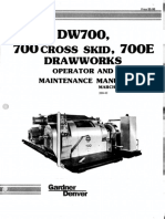 DW 700, 700 Cross Skid, 700E Drawworks Operator and Maintena