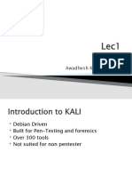 Introduction to Kali Linux Terminal Commands