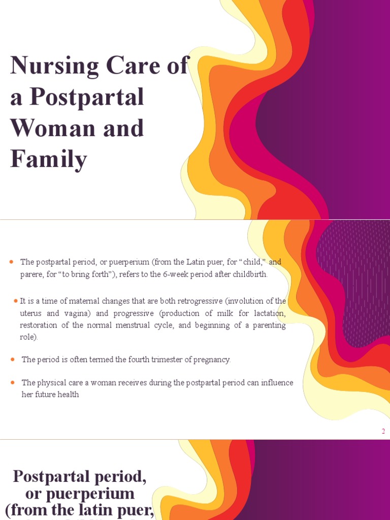 Postpartal Nursing Care and Family Dynamics | PDF | Postpartum Period ...
