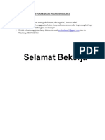 Selamat Bekerja: Tugas Bahasa Indonesia Kelas X Soal