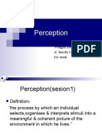 Perception and Impression Management