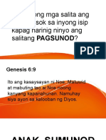 Sunday Preaching Kalooban NG Diyos