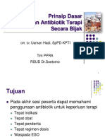 PPRA 2011 - Prinsip Dasar Penggunaan Antibiotik Terapi Secara Bijak