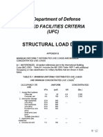 UFC Structural Load Data